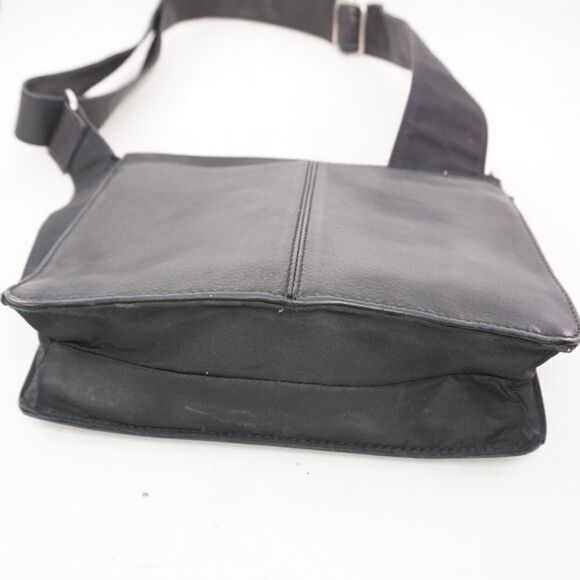 FOSSIL Black Genuine Leather Crossbody Bag - Picture 6 of 12